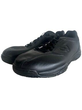BUTTERFLY Lezoline Low Top Tennis Shoes US 12 EU 49 Black Leather Ping Pong